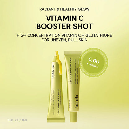 Arencia Vitamin C Booster Shot – 5% Vitamin C + Glutathione Brightening Serum