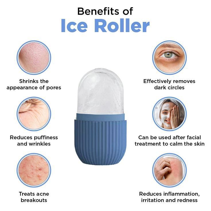 Ice Roller for Face & Eyes – Ideal Gift for Women (Reusable)